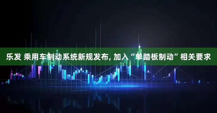 乐发 乘用车制动系统新规发布, 加入“单踏板制动”相关要求
