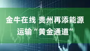 金牛在线 贵州再添能源运输“黄金通道”